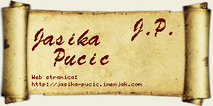 Jasika Pučić vizit kartica